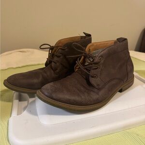 Parker + Sky Brown Leather Chukka Boots